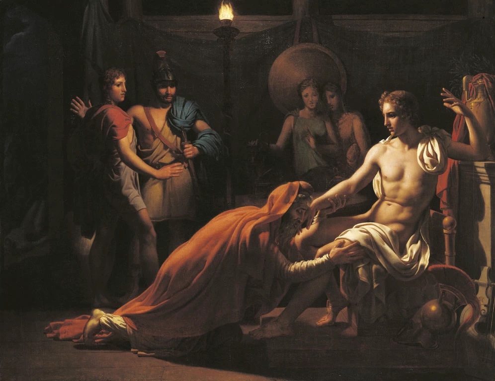 Priamo ai piedi di Achille - Beaux, Arts de Paris